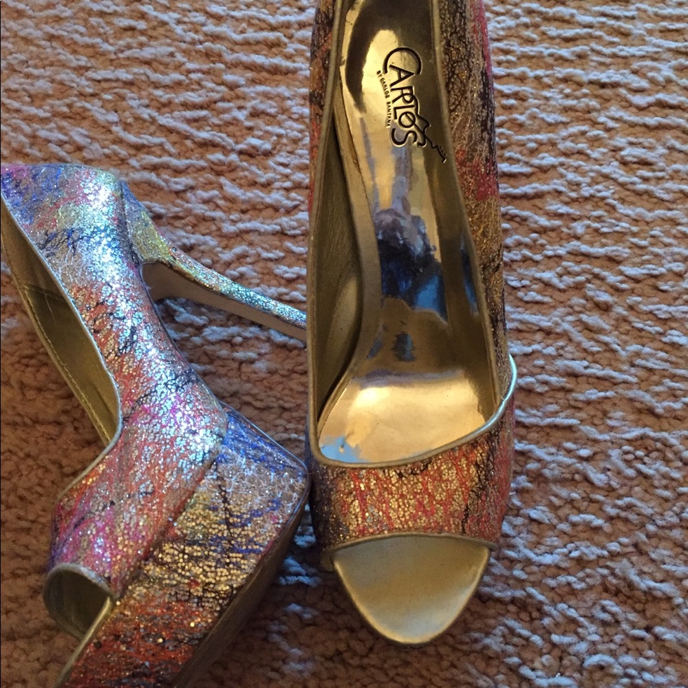 Multi color heels - Picture 2 of 3